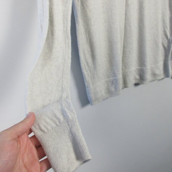 Banana Republic Filpucci Sweater Women S Grey Wool Cashmere Pullover Casual 198 - Picture 6 of 11